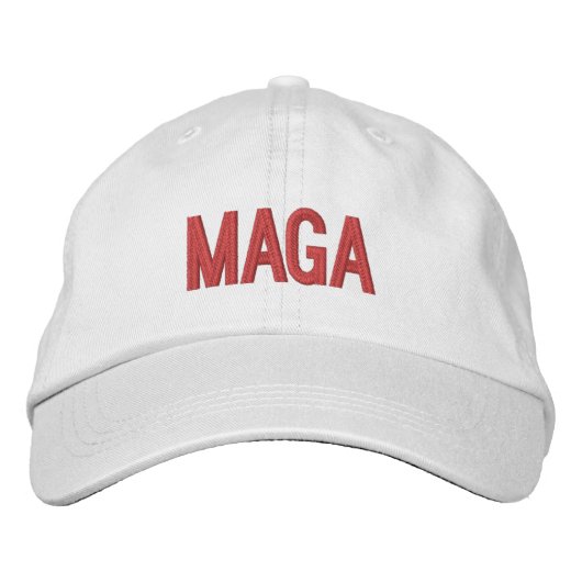 MAGA Persoonlijke Instelbare Hoed Geborduurde Pet (Voorkant)