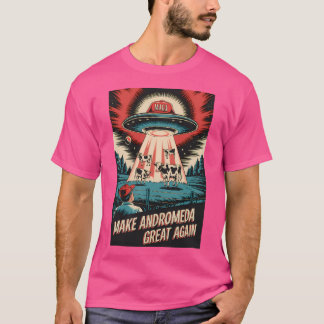 Maga Pet Ufo Koe Ontvoering Poster T-shirt