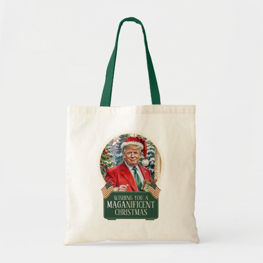 MAGA Prachtige kerstinkopen van Trump Tote Bag (Voorkant)