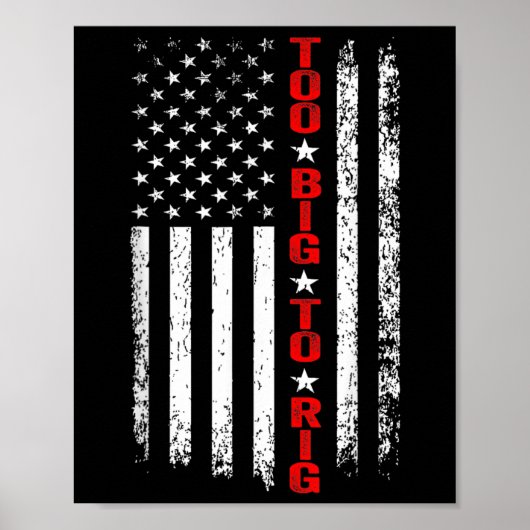 Maga President 2024. Maga te groot om te rig 2024 Poster (Voorkant)