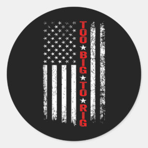 Maga President 2024. Maga te groot om te rig 2024 Ronde Sticker
