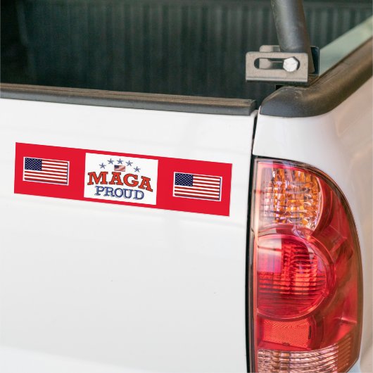 MAGA Proud Bumpersticker (Op Truck)