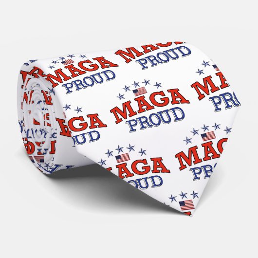 MAGA Proud LOL-Stropdas Stropdas (Opgerold)