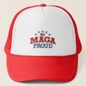 MAGA Proud Trucker Hat Trucker Pet (Voorkant)