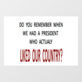 MAGA RAAMSTICKER (Vel)