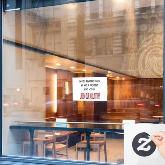 MAGA RAAMSTICKER (Cafe Raam)