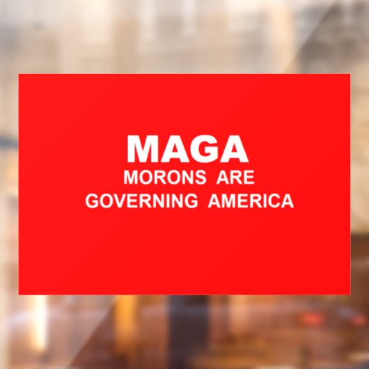 MAGA RAAMSTICKER (Vel 2)