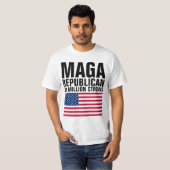 MAGA REPUBLICAN TRUMP 80 MILJOEN STRONG T-SHIRT (Voorkant volledig)