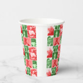 MAGA Revolution Dream Team Rode en Groene Kerst Papieren Bekers (Rechts)