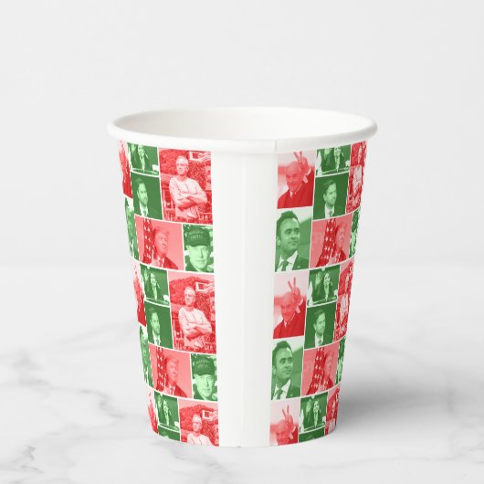 MAGA Revolution Dream Team Rode en Groene Kerst Papieren Bekers (Rechts)