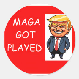 MAGA RONDE STICKER