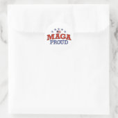 MAGA Ronde Sticker (Tas)