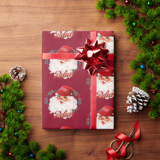 MAGA Santa gelooft dat Trump Republikeins inpakpap Cadeaupapier