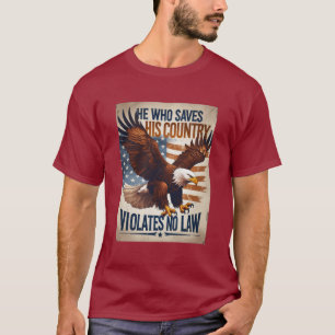 MAGA Save Country Law Patriottische Gift T-shirt