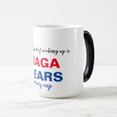 MAGA scheurt 2024 Harris Walz Trump mok (Voorkant rechts)