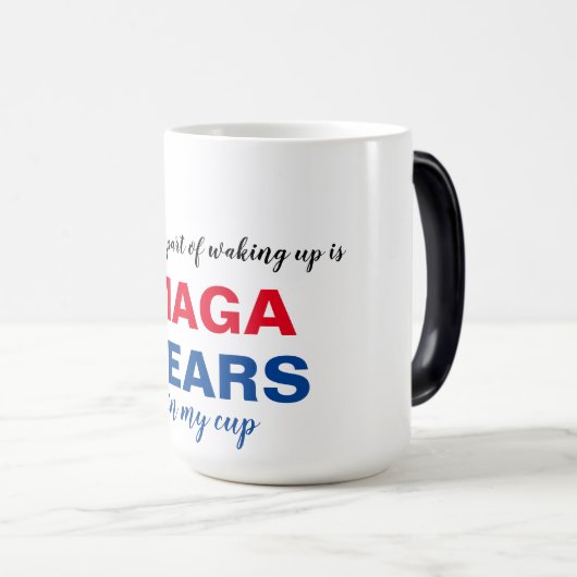 MAGA scheurt 2024 Harris Walz Trump mok (Voorkant rechts)