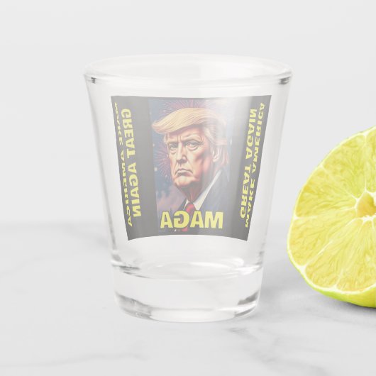 MAGA Shot glas (Achterkant)