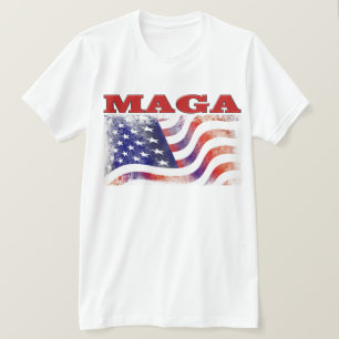 MAGA sterren en strepen T-shirt