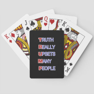 MAGA steunt Republikein Donald Trump, Conservatief Pokerkaarten