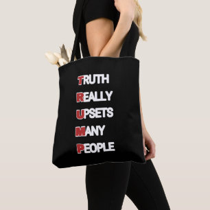 MAGA steunt Republikein Donald Trump Conservatief Tote Bag