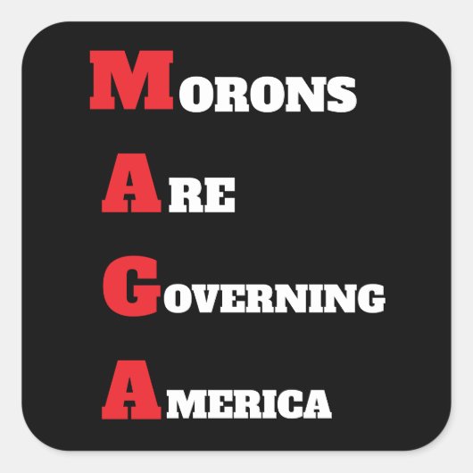 MAGA STICKER (Voorkant)