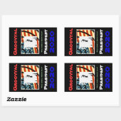 MAGA-stickers (Make America Groovy Opnieuw) Rechthoekige Sticker (Vel)