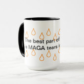 MAGA-tranen 15oz combinatiemogelijkheden Mok (Voorkant links)