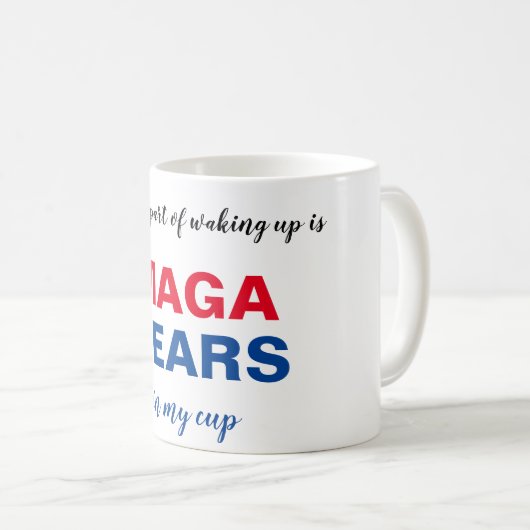 MAGA tranen 2020 Biden Trump mok (Voorkant rechts)