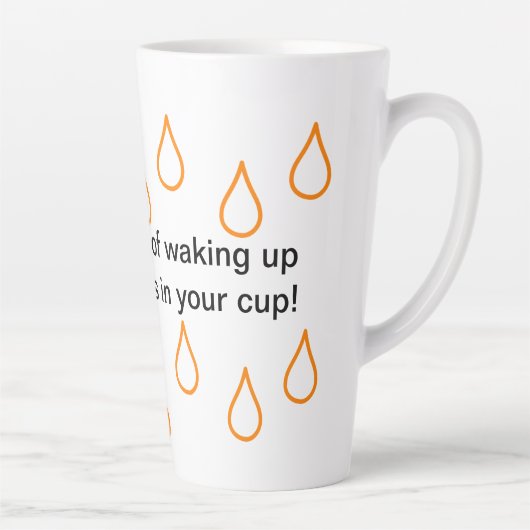 MAGA-tranen latte Mok (Rechts)