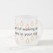 MAGA-tranen van 10 oz, gevriesdroogde Mok van glas (Voorkant rechts)