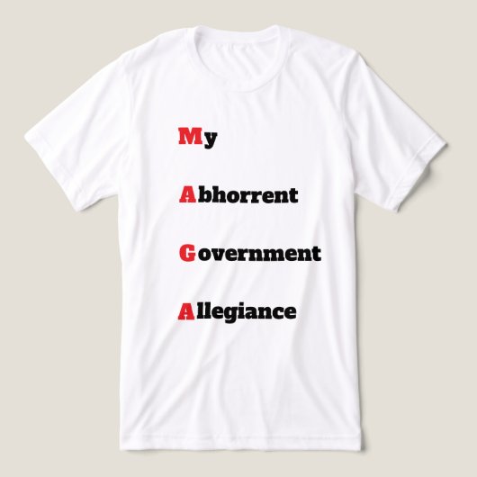 MAGA Tri-Blend T-shirt (Design voorkant)