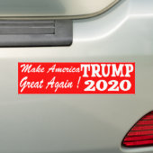 MAGA TRUMP 2020 BUMPERSTICKER (Op auto)