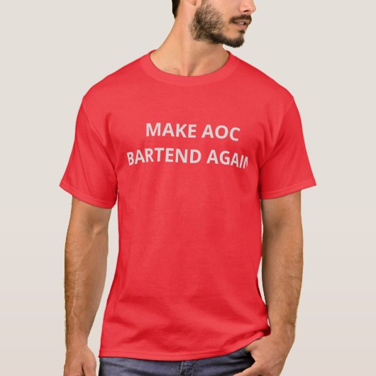 MAGA TRUMP AOC T-SHIRT (Voorkant)