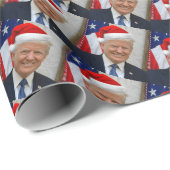 MAGA Trump kerstcadeaupapier Cadeaupapier (Rol Hoek)
