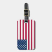 MAGA Trump Patriottische Amerikaanse Vlag Bagage L Bagagelabel (Voorkant verticaal)