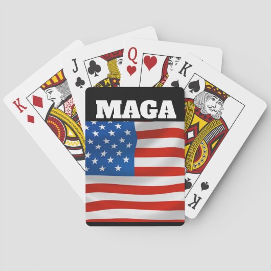 MAGA TRUMP poker speelkaarten (Achterkant)