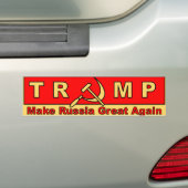 MAGA Trump Russia Ukraine election poetin Bumpersticker (Op auto)
