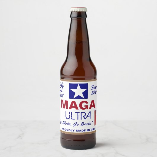 Maga Ultra Bier Etiket (Voorkant)