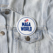 MAGA World Ronde Button 7,6 Cm (In situ)