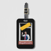 Magadonalds Trump 2024 Bagagelabel (Voorkant (verticaal))
