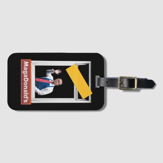 Magadonalds Trump 2024 Bagagelabel (Voorkant (horizontaal))