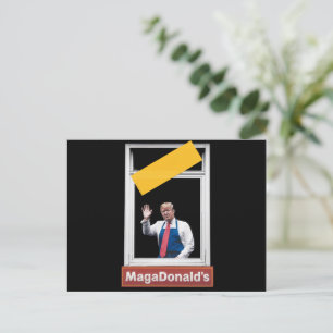 Magadonalds Trump 2024 Briefkaart