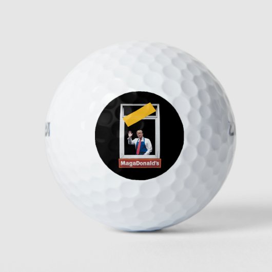 Magadonalds Trump 2024 Golfballen (Voorkant)
