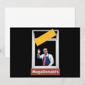 MAGADonald's Trump 2024 Kaart (Voorkant / Achterkant)