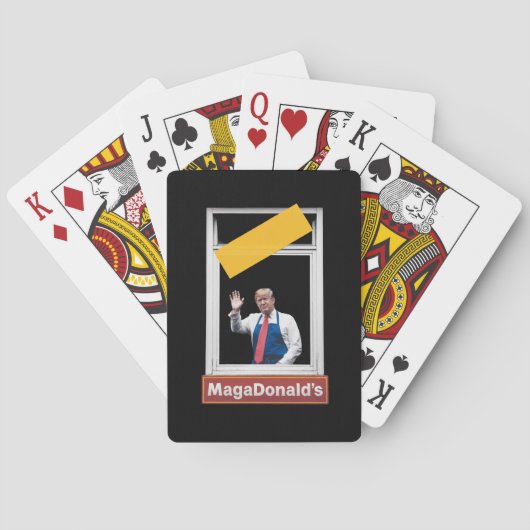 Magadonalds Trump 2024 Pokerkaarten (Achterkant)