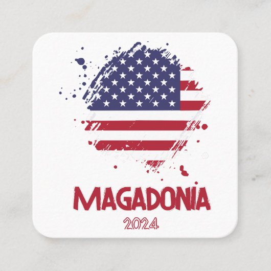 MAGADONIA 2024 VIERKANTE VISITEKAARTJE (Voorkant)