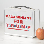 Magadonians voor Trump 2024 Red Blue Star (In situ)
