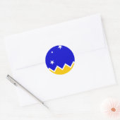 Magallanes, Chili, Chili Ronde Sticker (Envelop)