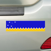 Magallanes Patagonia/Patagonian Flag. Chili Bumpersticker (Op auto)