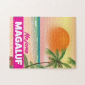 Magaluf Majorca strand reisposter Legpuzzel (Horizontaal)